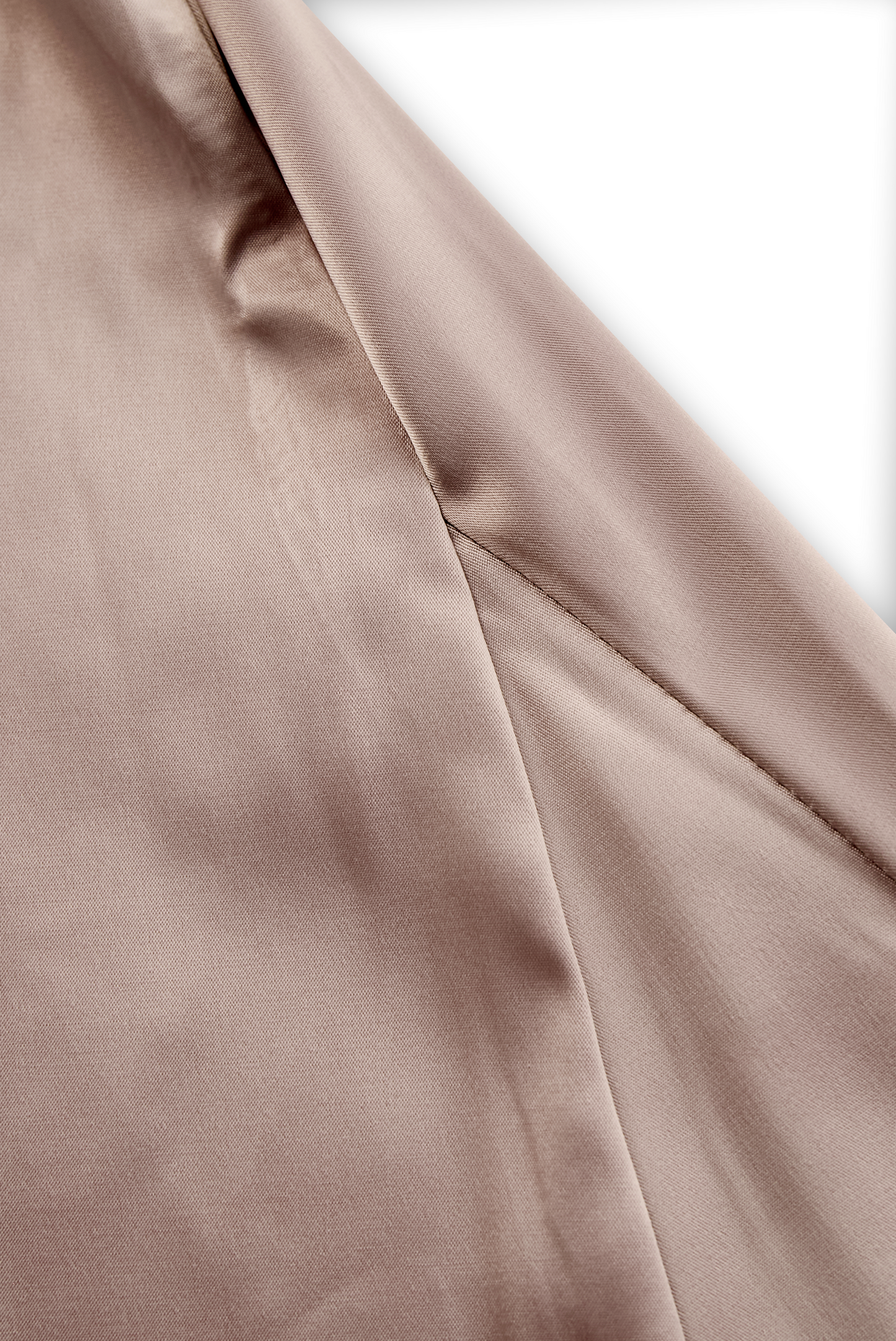 Champagne Satin One Shoulder Mermaid Evening Gowns