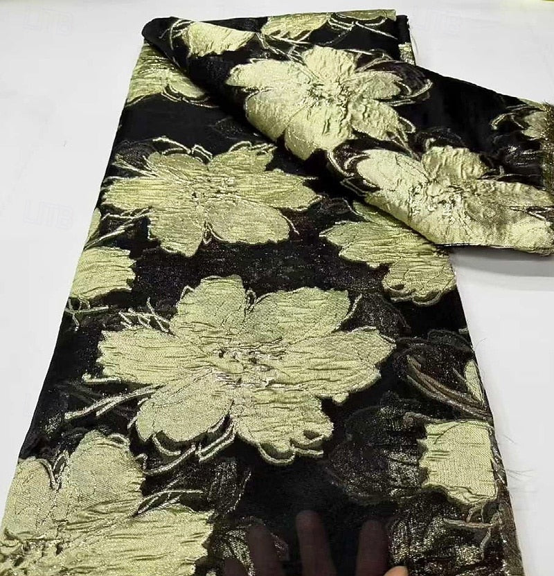 Floral Print Flowers 3/4 Sleeve A-Line Floor-Length Formal Evening Dress