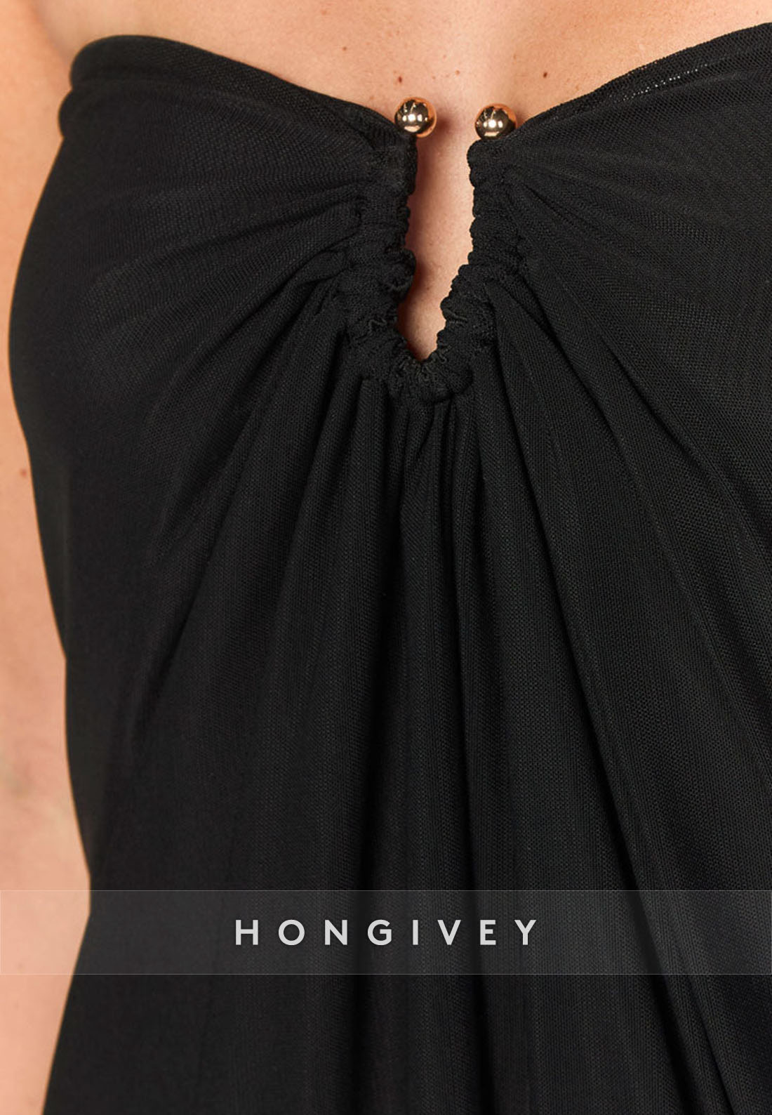 Chic Black Strapless Sweetheart A-Line Pleated Mini Homecoming Dress