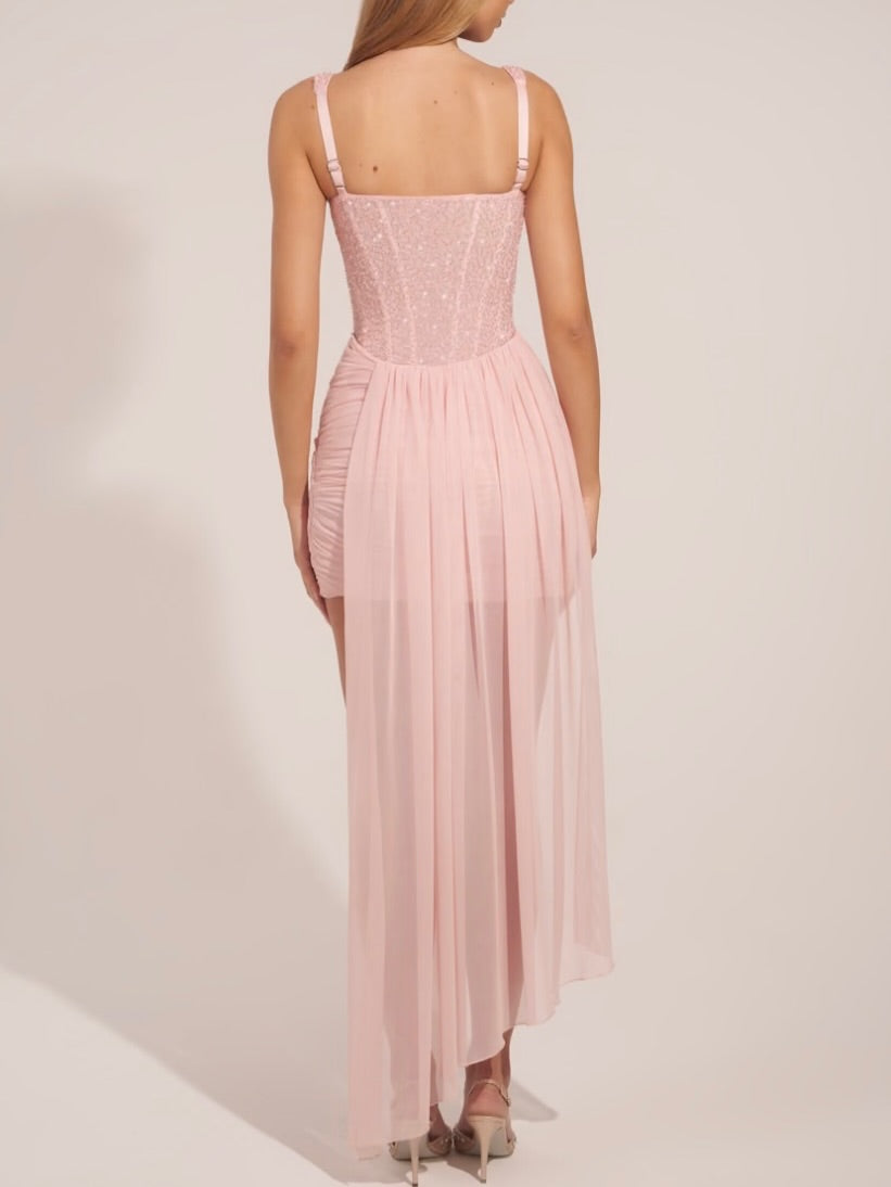 Spaghetti Strap Sleeveless Mermaid Short Mini Cocktail Dress