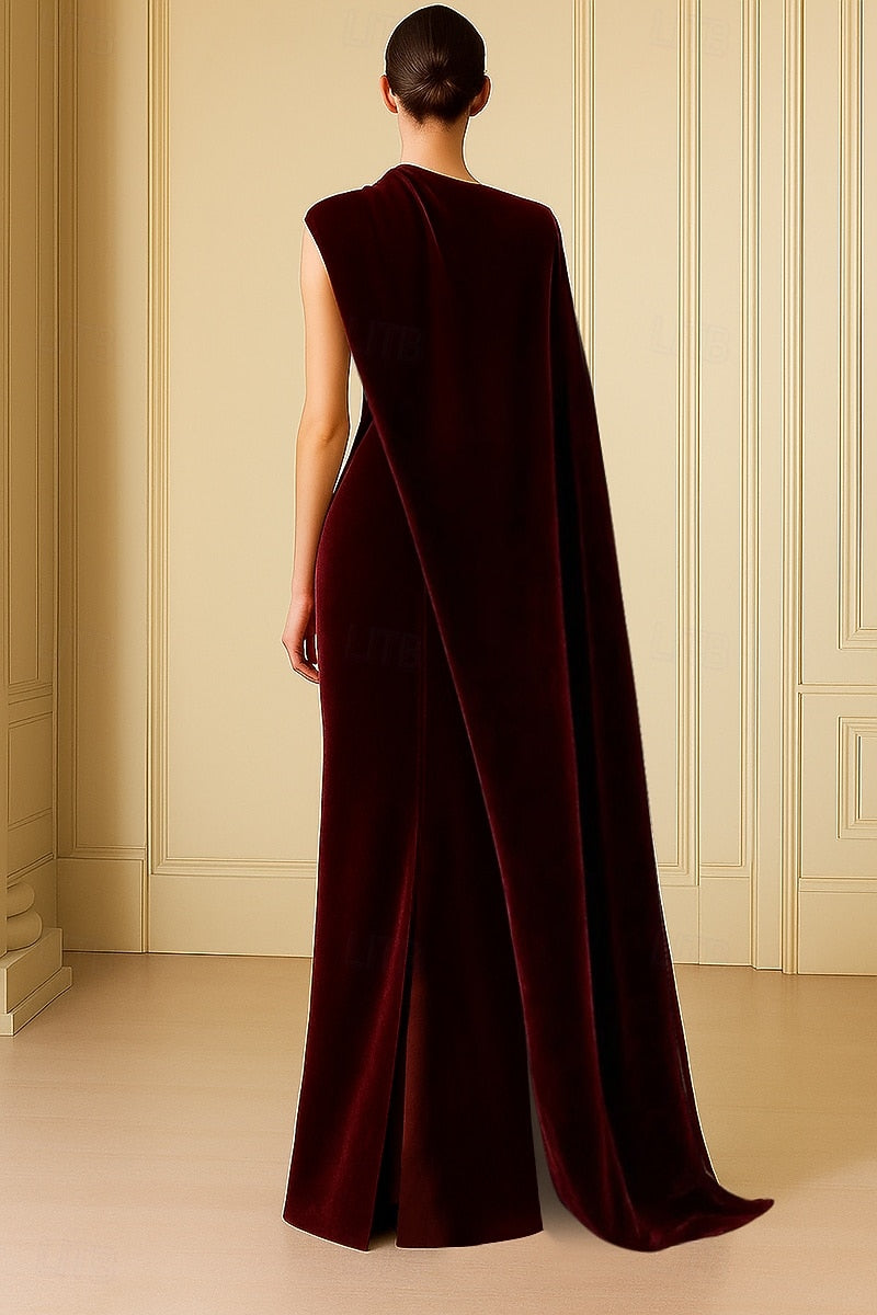 Shawl Sleeveless Applique Mermaid Evening Gown Mother of the Bride Dress