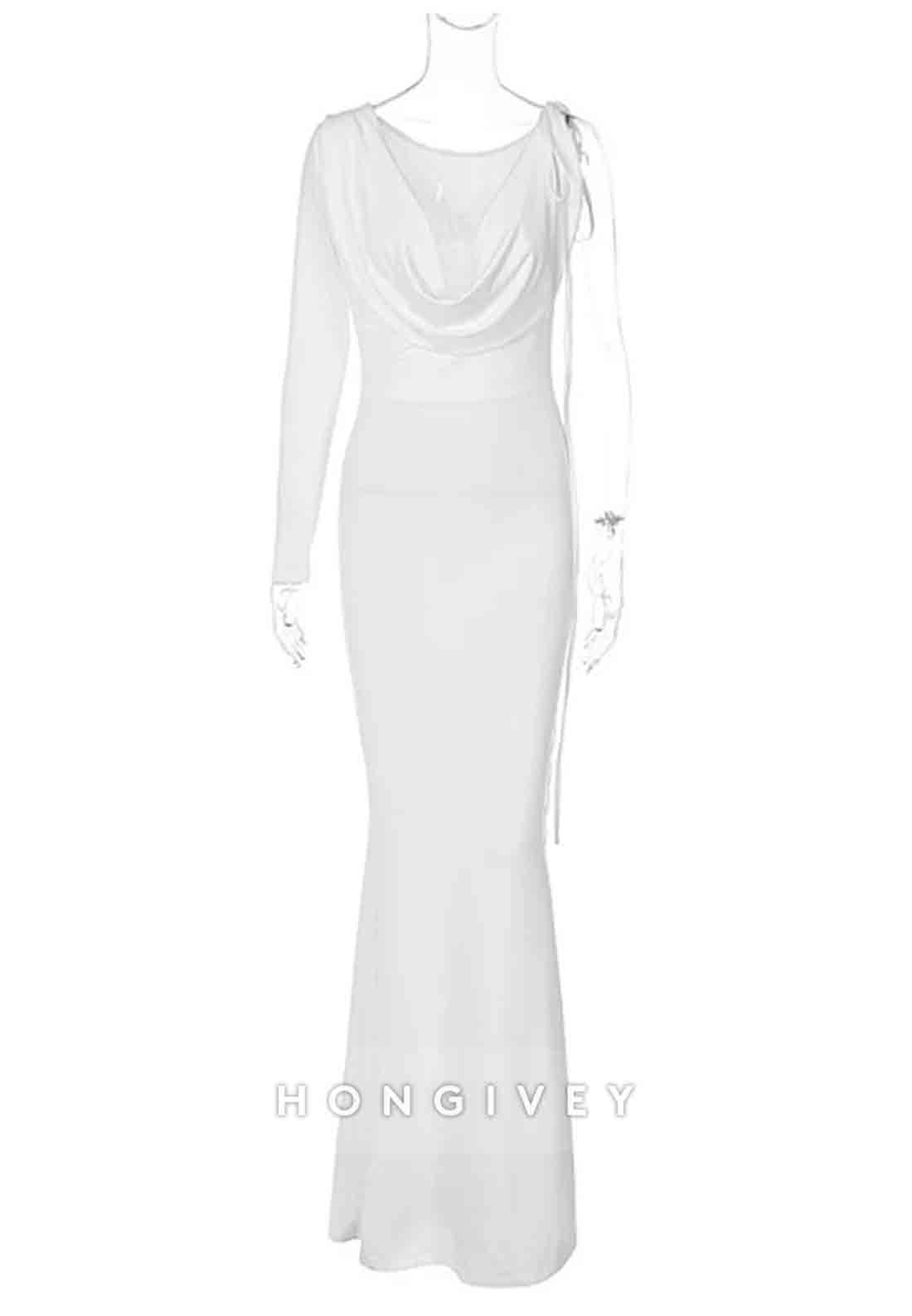 Maternity Off Shoulder Backless Irregular Bodycon Mermaid Elegant Party Gown Baby Shower Mermaid Wedding Dresses