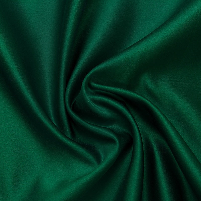 A-Line Floor Length Evening Gown Formal Dress Elegant Glittering Silky Long Sleeve V Neck Formal Wedding Pocket Satin Sequined with Glitter Pleats Pocket