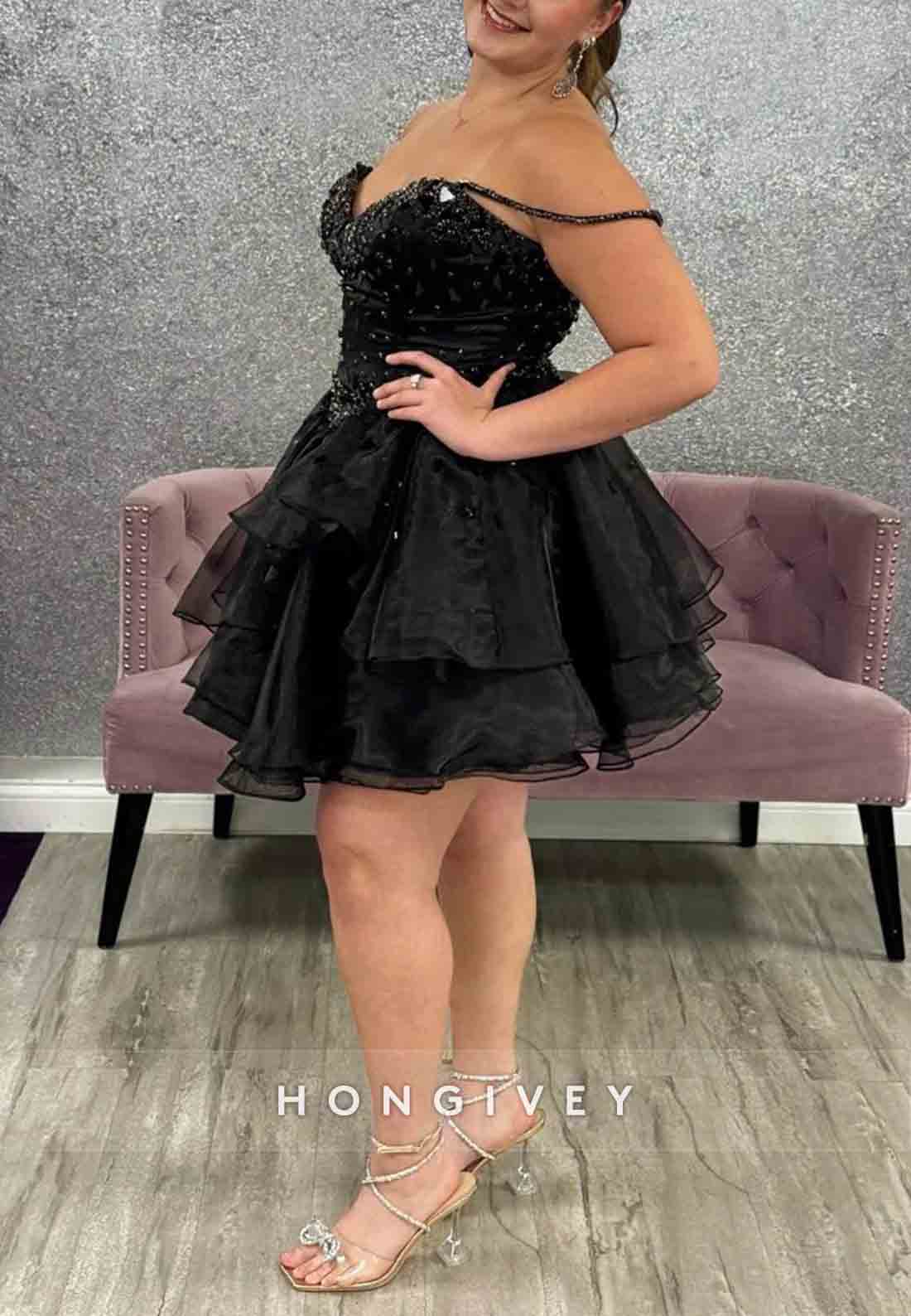 Sweetheart Stylish Spaghetti Straps Short Princess Homecoming Dress with Beading