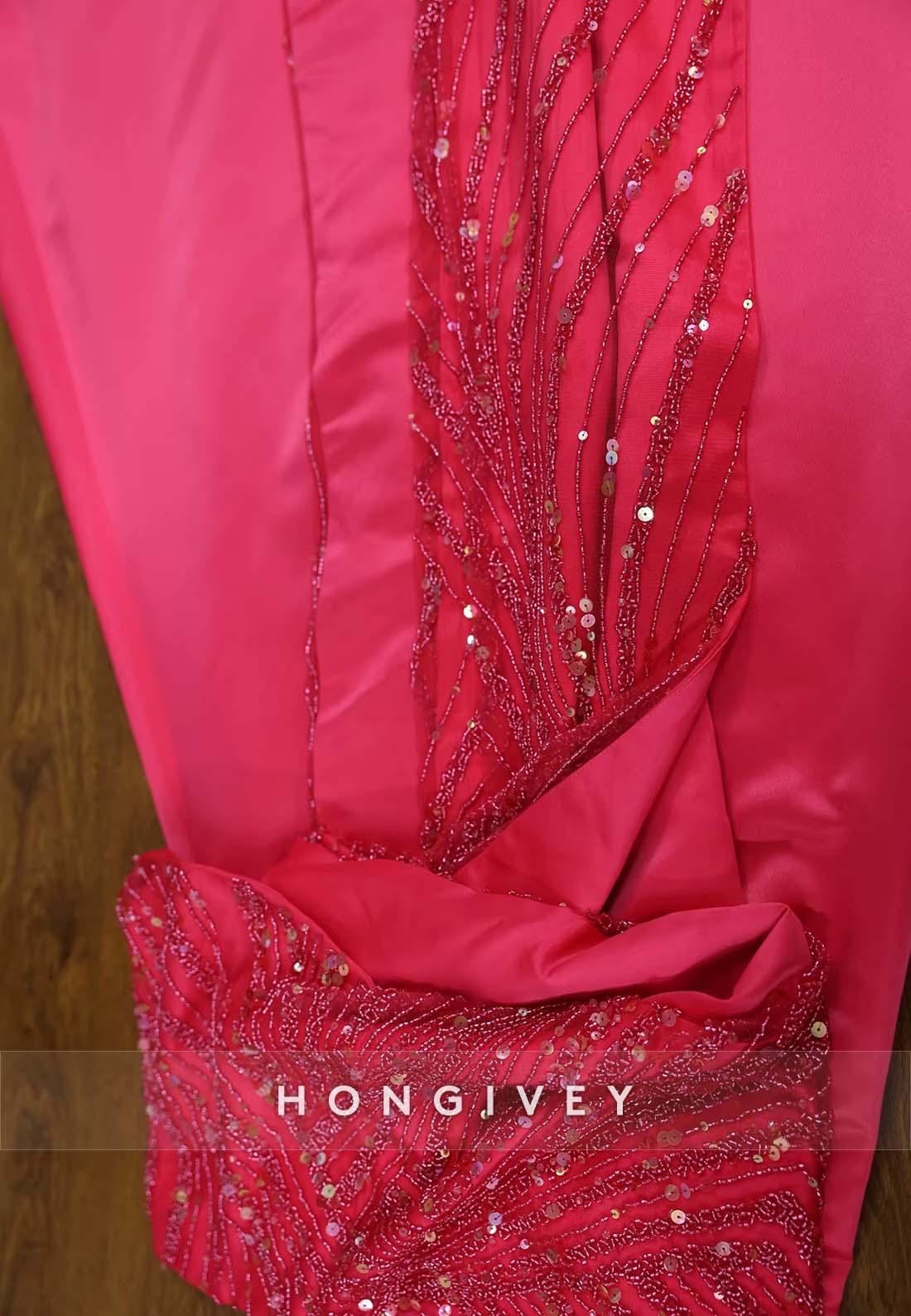 Floor-Length Pleated Mother of the Bride Beading A-line Shawl Evening Gown