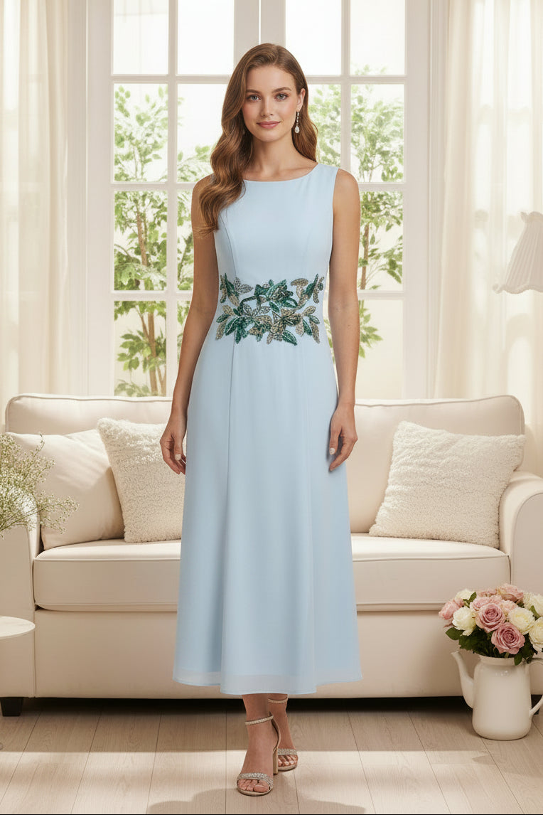 A-Line Midi Dress with Matching Jacket