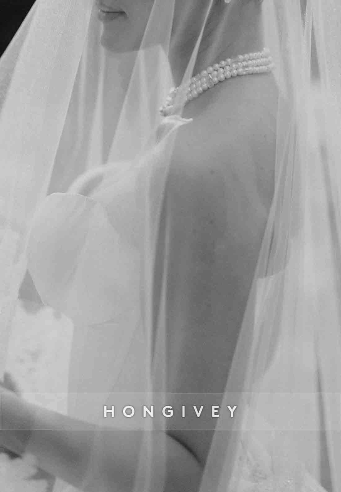 V-Neck Strapless Princess Crisscross Back Satin Empire Bridal Gown