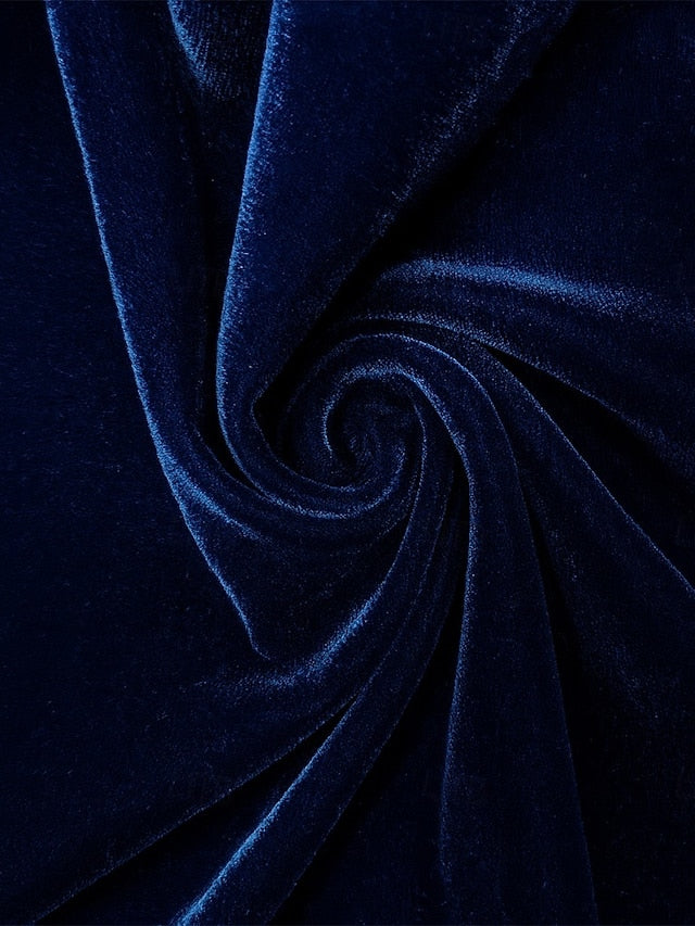 3/4 Sleeve V-Neck Flowers Floral Print Mermaid Evening Dress Floor-Length