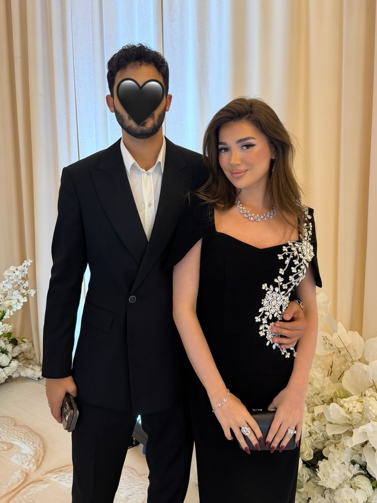 Elegant Square Neck Cape Sleeve Mermaid Beaded Applique Evening Dress