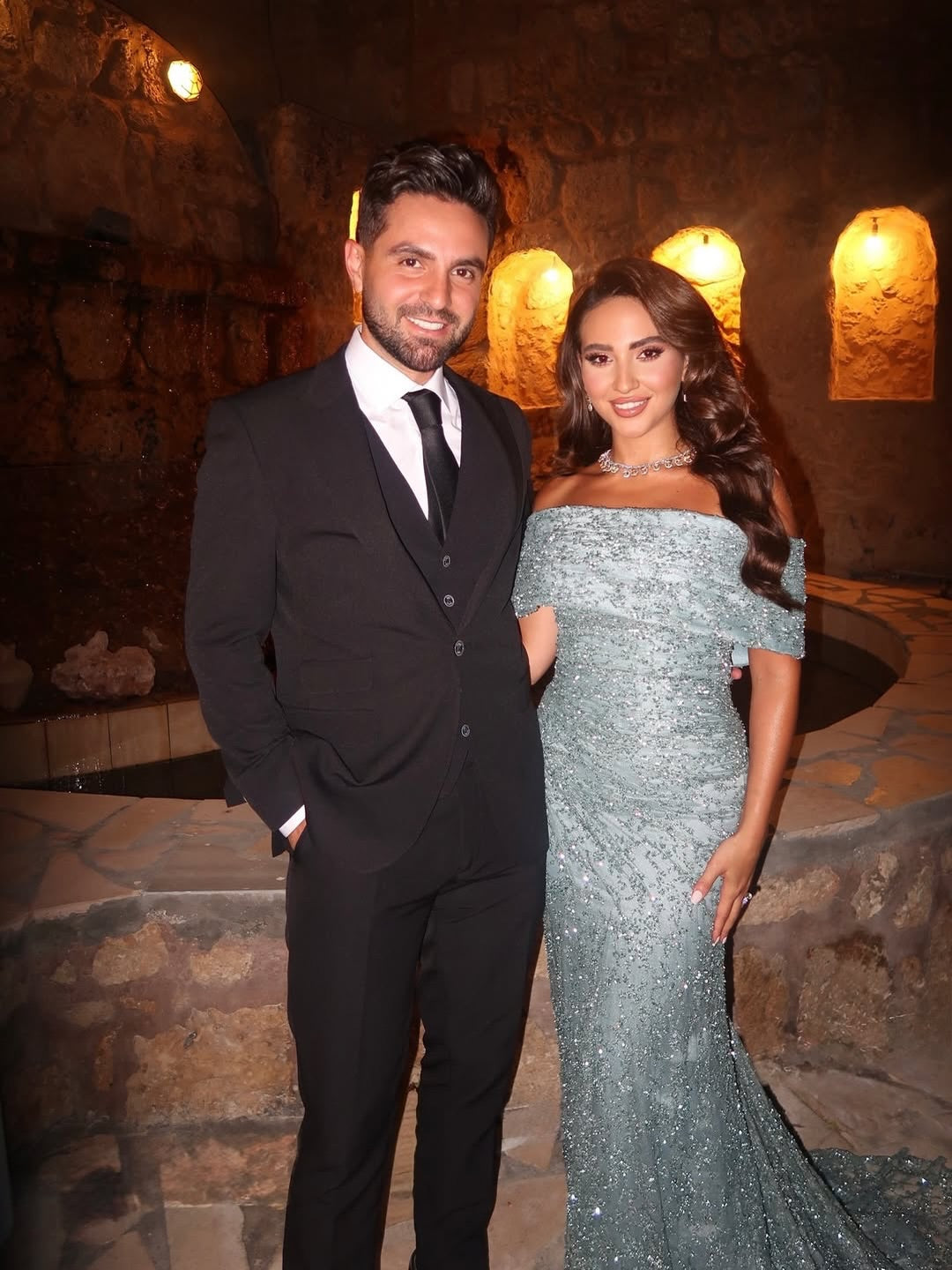 Sparkle Sequins Off the Shoulder Mermaid Evening Dress Floor-Length