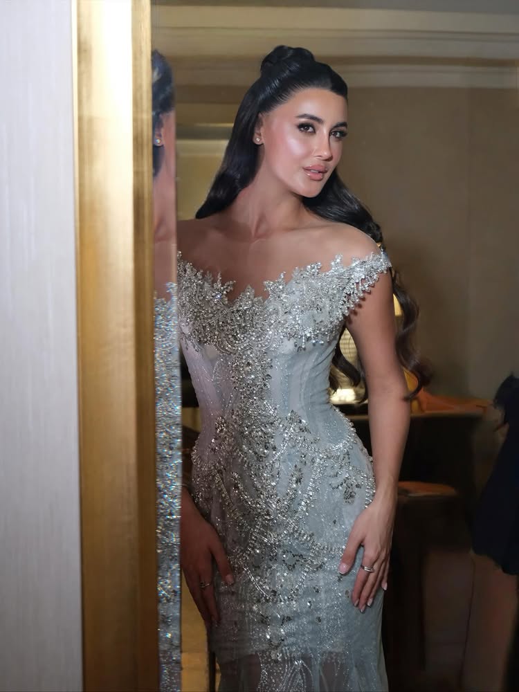 Luxury O-Neck Sleeveless Beaded Sparkle Tulle Mermaid Prom Dress