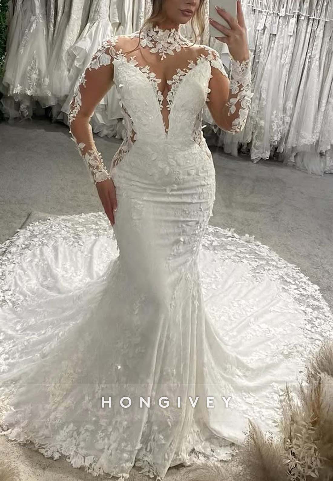 boho mermaid wedding dress dress-171710