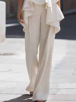 Strapless Sweetheart Peplum Tailored Jumpsuit