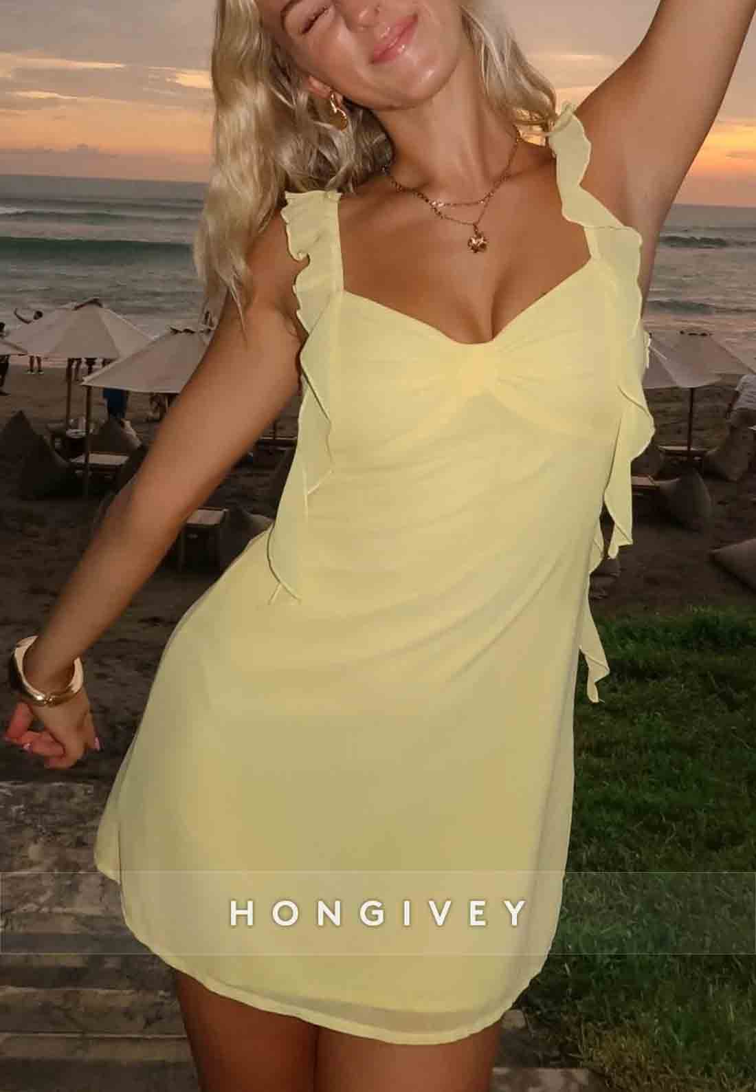 Sleeveless Pleated Satin Regular Straps Sheath Mini Homecoming Dresses