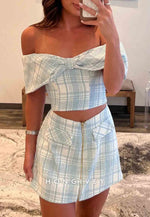 Chic Sheath Split Off the Shoulder A-Line Bowknot Mini Homecoming Dresses