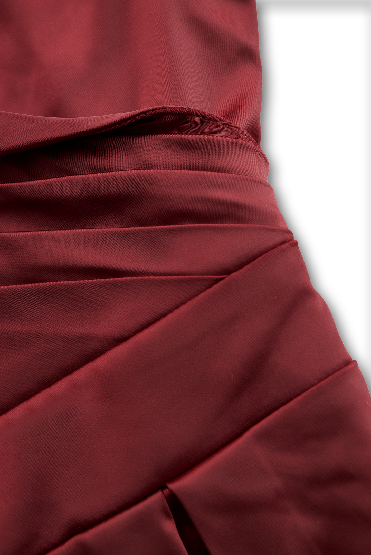 V-Neck Vintage-Inspired Satin A-Line Midi Dress With Draped Collar