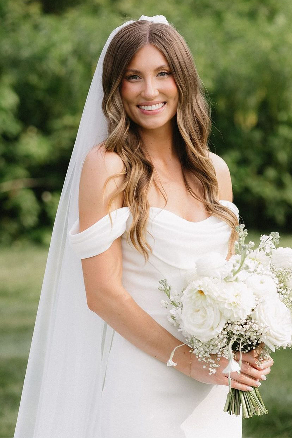 Elegant Mermaid Cowl Neck Satin Long Wedding Dresses