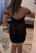 Sheath Off the Shoulder Lace Bodycon Homecoming Dress With Bowknot Waist