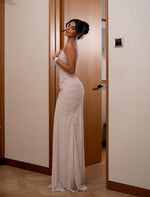 Elegant Sweetheart Glitter Beaded Mermaid Prom Dress Floor-Lenght