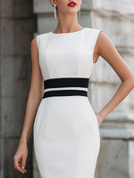 Sleeveless Mermaid Short Knee-Length Evening Dress