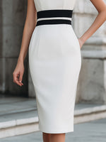 Sleeveless Mermaid Short Knee-Length Evening Dress