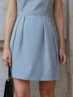 Sleeveless A-Line Short Mini Wedding guest Dress