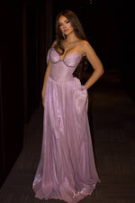 Exquisite Sleeveless Sweetheart Strapless A-Line Pleated Evening Dress