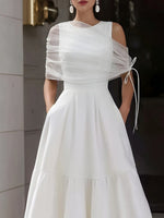 Sleeveless Tiered Maxi Dress With Sheer Mesh Shawl