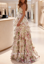 Sleeveless A-Line Slit Prom Dress