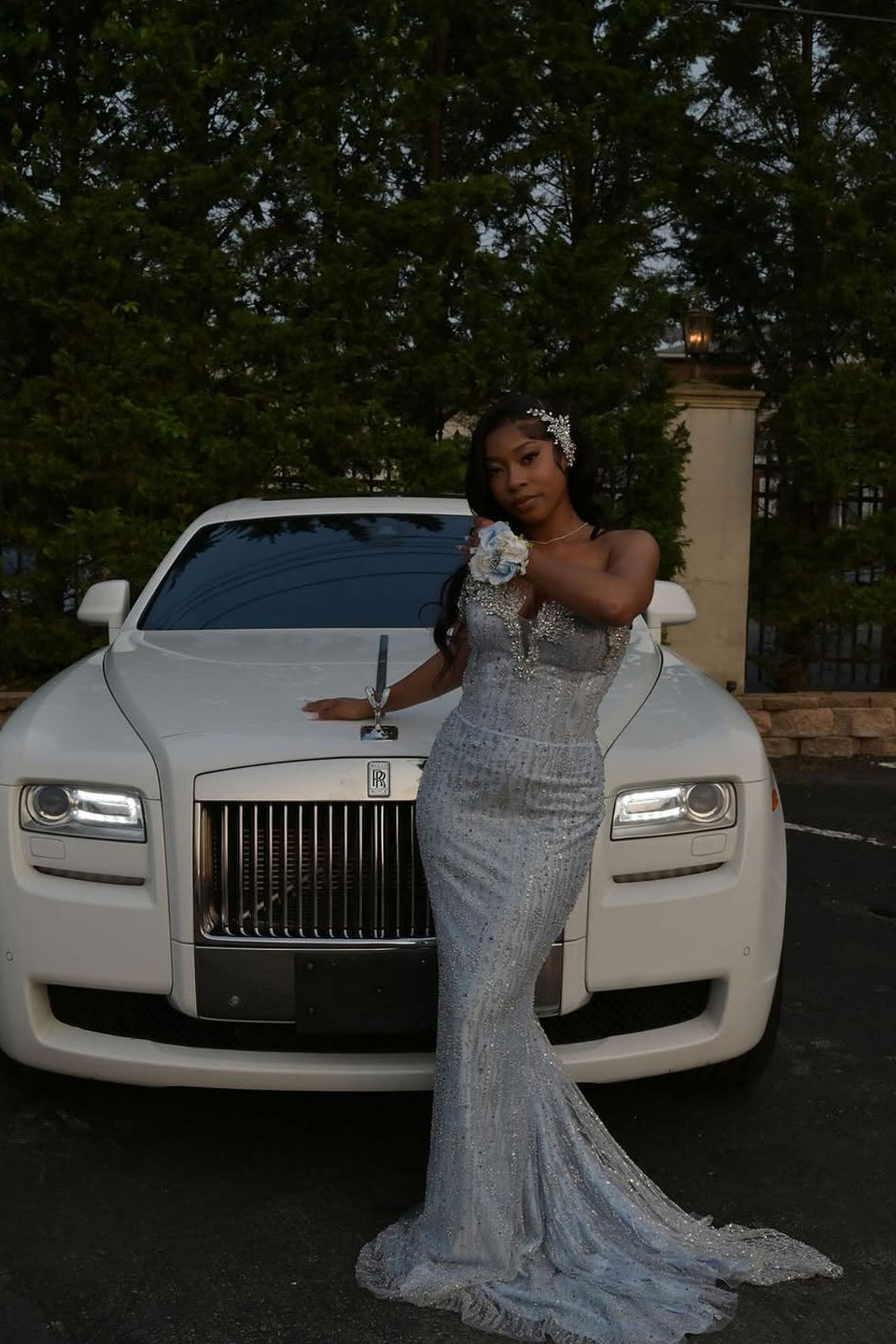 Modern Light Blue Sweetheart Mermaid Prom Dress Sleeveless Long With Beadings Crystals