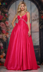 Statement-Bow Long Prom Dress: Colors Dress 3922