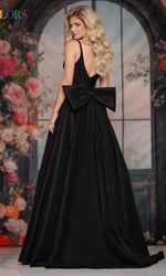 Statement-Bow Long Prom Dress: Colors Dress 3922