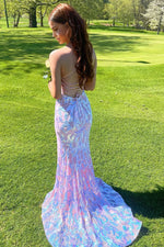 Cute Mermaid Sweetheart Sequins Prom Dresses