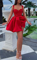 H2172 - Sexy A-Line Sweetheart Spaghetti Straps Ruched Party/Homecoming Dress