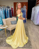 Women's Prom Dresses Long Satin Beaded A Line Corset Evening Party Dresses