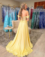 Women's Prom Dresses Long Satin Beaded A Line Corset Evening Party Dresses