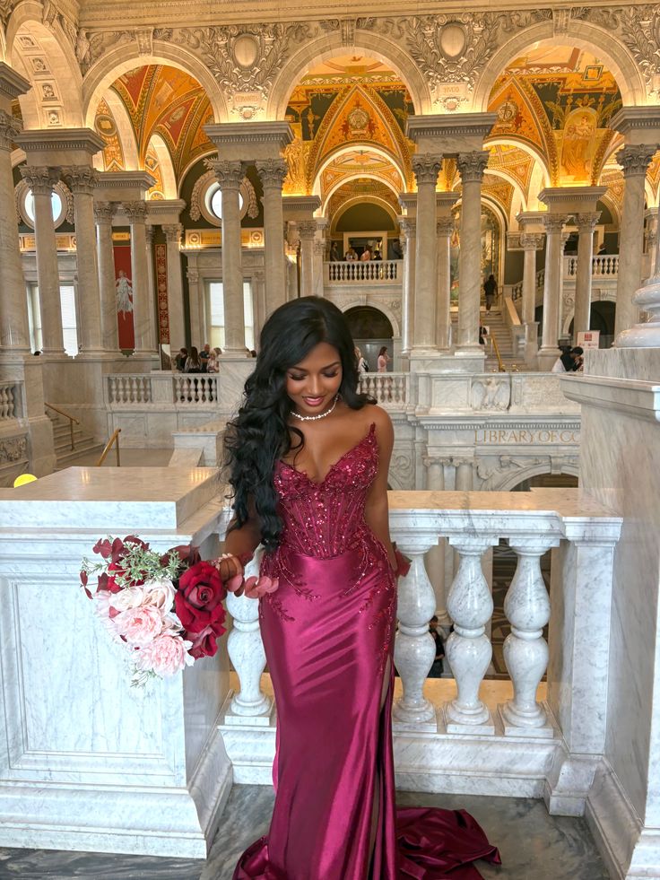 Luxurious Mermaid Sweetheart Fuchsia With Lace Slit 2026 Prom Dress Birthday Party Dress For Women Evening Formal Gown