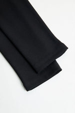 Elegant Tuxedo-Inspired Silver Slit Evening Dress