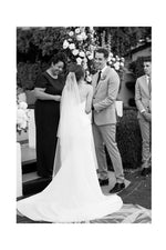 Elegant Mermaid Strapless White Satin Long Wedding Dress with Bowknot