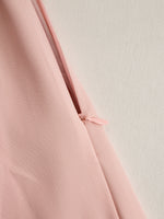 Elegant Pleated Blazer Midi Dress