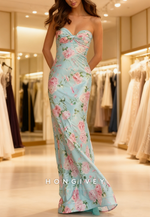 Simple Sweetheart Mermaid Prom Dress