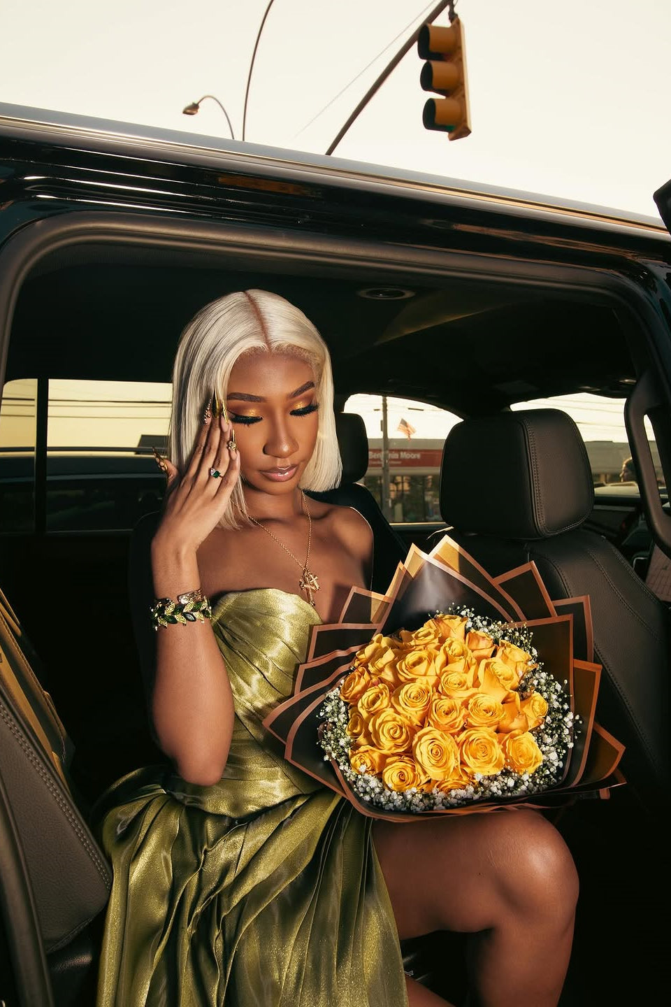 Modern Sage Green Sweetheart Prom Dress High Split Long With Pleats Lace-Up