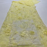 Yellow A-Line Floor-Length Strapless Sweetheart Evening Gowns with Appliques