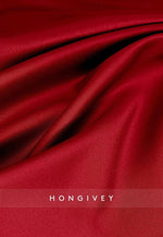 A-Line Cocktail Dresses Tea Length Long Sleeve Jewel Neck Satin with Pearls