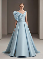 Simple Sleeveless A-Line Floor-Length Formal Evening Dress