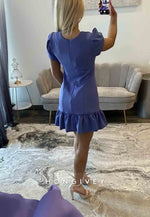 Fashionable Short Sleeves Sheath Short Homecoming Dresses with Ruched