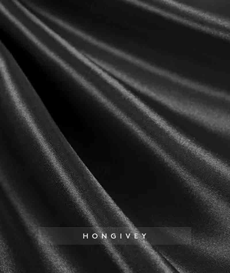 One Shoulder Long Sleeves A-Line Beaded Evening Dress