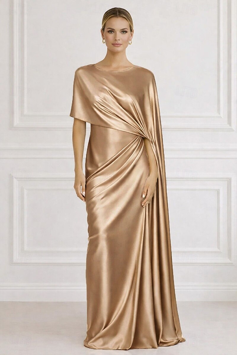 Ball Gown Sheath Column Sweep Brush Train Floor Length Evening Dress