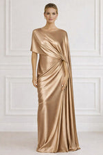 Ball Gown Sheath Column Sweep Brush Train Floor Length Evening Dress