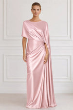 Ball Gown Sheath Column Sweep Brush Train Floor Length Evening Dress